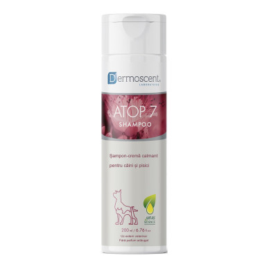 Dermoscent Atop 7 Shampoo – Șampon Dermatologic pentru Câini și Pisici – 200 ml